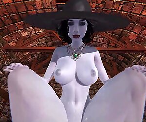 Гледна точка fucking the hot vampiri милф дама dimitrescu in a sex тъмница. Resident Evil Village 3d хентай.