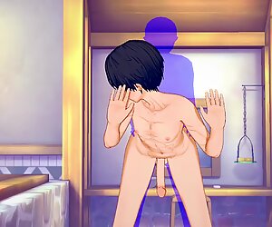 Zwaard kunst online yaoi - kirito zonder condoom met creampie in zijn kont - japans aziatische manga anime spel porno homo
