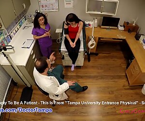 Lenna lux alias bill trou béant obtient examen de gynécologue sur-le-fait sur caméra espion de médecin tampa &_ infirmière lilith rose @ girlsgonegyno.com! - physique de l'université de Tampa